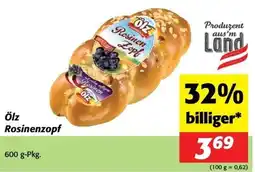 Nah&Frisch Ölz rosinenzopf Angebot