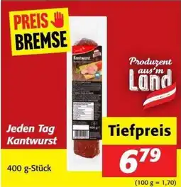 Nah&Frisch Jeden tag kantwurst Angebot