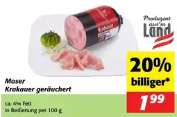 Nah&Frisch Moser Krakauer geräuchert Angebot