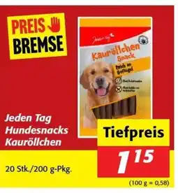 Nah&Frisch Jeden tag hundesnacks kauröllchen Angebot
