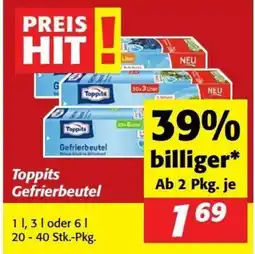 Nah&Frisch Toppits gefrierbeutel Angebot