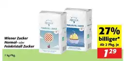 Nah&Frisch Wiener zucker normal- oder feinkristall zucker Angebot