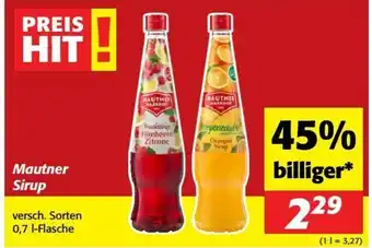 Nah&Frisch Mautner sirup Angebot