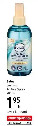 dm Balea sea salt texture spray Angebot