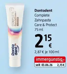 dm Dontodent Angebot