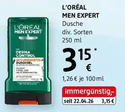 dm L'oréal men expert Angebot