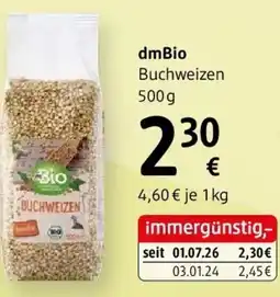 dm Dmbio buchweizen Angebot