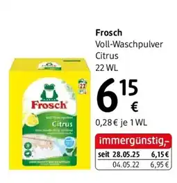 dm Frosch voll-waschpulver Angebot