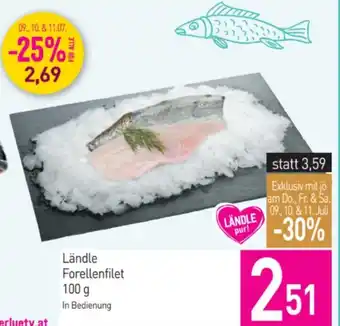 Sutterlüty Ländle Forellenfilet Angebot