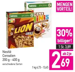 Sutterlüty Nestlé cerealien Angebot