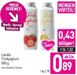 Sutterlüty Ländle trinkjoghurt Angebot