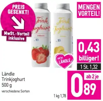Sutterlüty Ländle trinkjoghurt Angebot