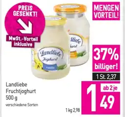 Sutterlüty Landliebe fruchtjoghurt Angebot