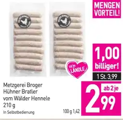 Sutterlüty Metzgerei broger hühner bratler vom wälder hennele Angebot