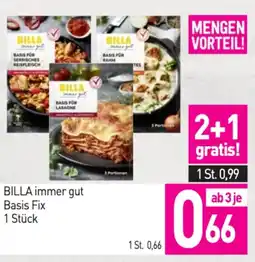 Sutterlüty Billa immer gut basis fix Angebot