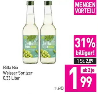 Sutterlüty Billa bio weisser spritzer Angebot