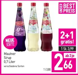 Sutterlüty Mautner sirup Angebot