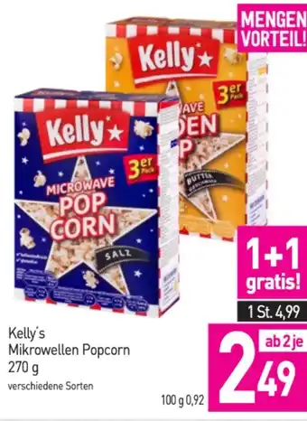 Sutterlüty Kelly's mikrowellen popcorn Angebot