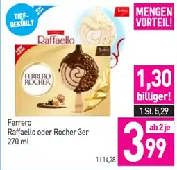 Sutterlüty Ferrero raffaello oder rocher 3er Angebot