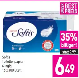 Sutterlüty Softis toilettenpapier Angebot