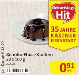 Kastner Schoko Nuss Kuchen Angebot