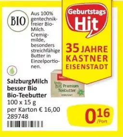 Kastner Salzburgmilch besser bio bio-teebutter Angebot