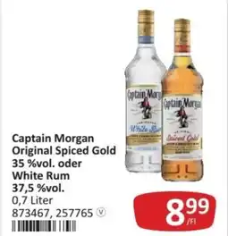 Kastner Captain morgan original spiced gold oder white rum Angebot