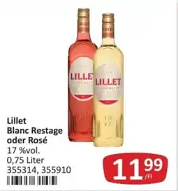 Kastner Lillet Blanc Restage oder Rosé Angebot