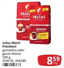 Kastner Julius meinl präsident Angebot
