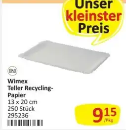 Kastner Wimex teller recycling- papier Angebot