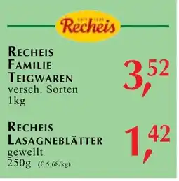 Winkler Markt Recheis Familie Teigwaren Angebot