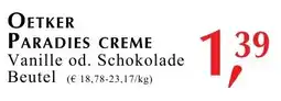 Winkler Markt Oetker Paradies Creme Vanille od. Schokolade Angebot