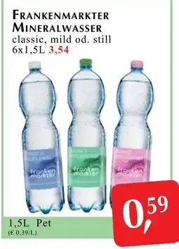 Winkler Markt Frankenmarkter Mineralwasser classic, mild od. still Angebot