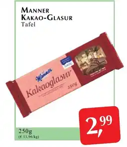 Winkler Markt Manner Kakao-Glasur Tafel Angebot