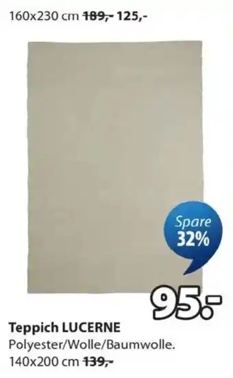 JYSK Teppich LUCERNE Angebot