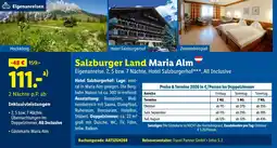 Lidl Reisen Salzburger land maria alm Angebot