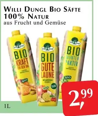 Winkler Markt Willi Dungl Bio Säfte Angebot