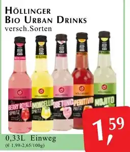 Winkler Markt Höllinger Bio Urban Drinks Angebot