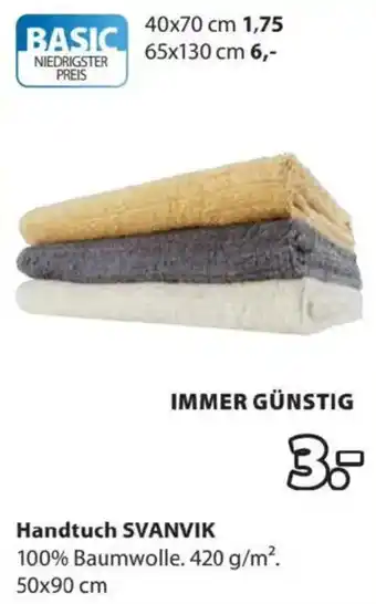 JYSK Handtuch SVANVIK Angebot