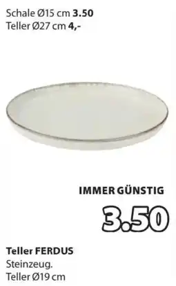 JYSK Teller FERDUS Steinzeug Angebot