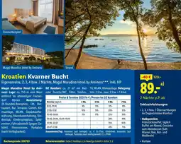 Lidl Reisen Kroatien kvarner bucht Angebot