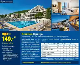 Lidl Reisen Kroatien opatija Angebot