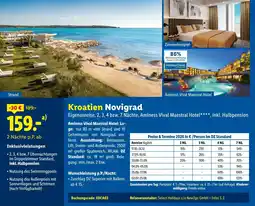 Lidl Reisen Kroatien novigrad Angebot