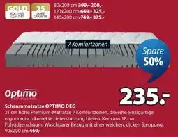 JYSK Optimo Schaummatratze OPTIMO DEG Angebot