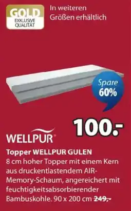 JYSK Topper WELLPUR GULEN Angebot