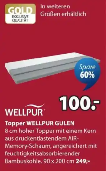 JYSK Topper WELLPUR GULEN Angebot