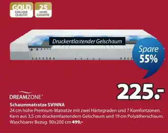 JYSK Dreamzone Schaummatratze SVINNA Angebot