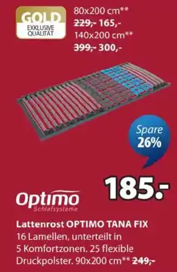 JYSK Optimo Lattenrost OPTIMO TANA FIX Angebot