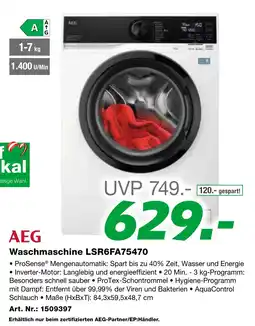 EP AEG Waschmaschine LSR6FA75470 Angebot