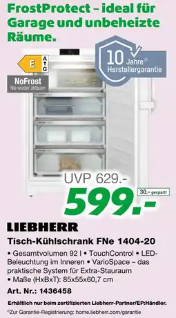 EP Liebherr Tisch-Kühlschrank FNe 1404-20 Angebot